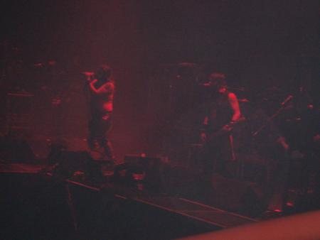 TURBONEGRO EN PREMIERE PARTIE  DE MARILYN MANSON.